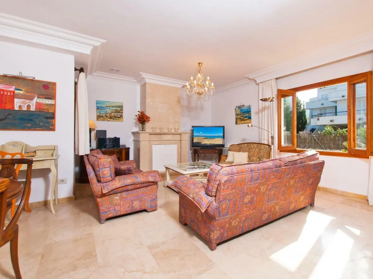Villa Tita De Manresa, Con Jardines Y Vista Mar Alcúdia